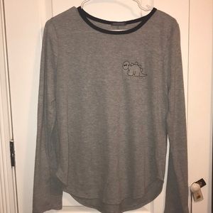 Dinosaur embroidered sweater